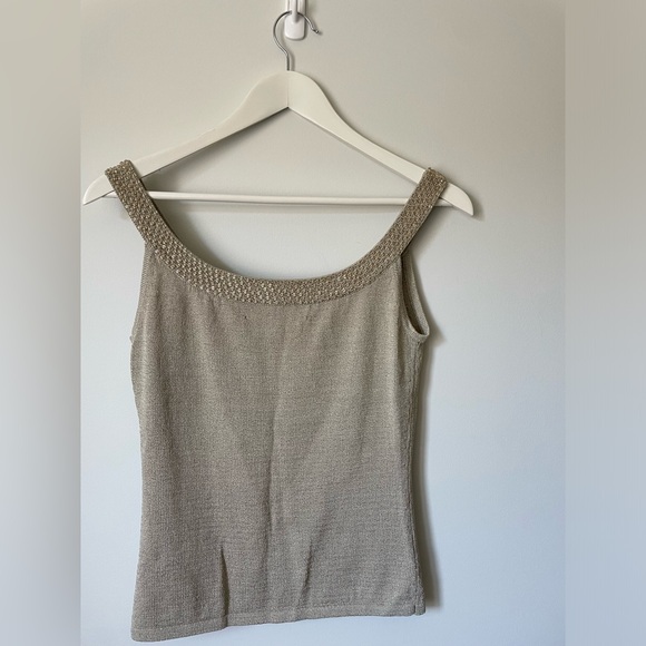 Vintage Carlisle Beaded Tank - Picture 3 of 3